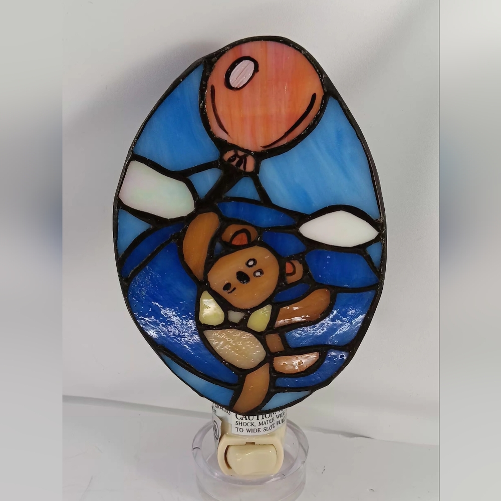 Teddy Bear With Baloon Night Light